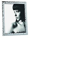 MASCAGNI - Cadre photo couleur argent - métal couleur argenté - Taille photo 20x25cm - Rectangle