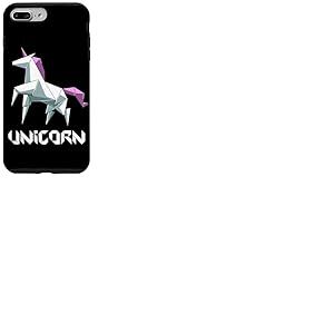 Origami Japonais Mignon Licorne Arc-en-Ciel Origami Coque pour iPhone 7 Plus/8 Plus