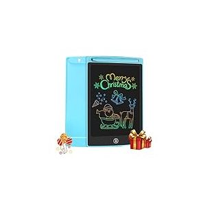 HOMESTEC Tablette d'&eacute;criture LCD color&eacute;e, Planche &agrave; Dessin de 8,5 Pouces Graphique Serrure &agrave; cl&eacute; &Eacute;criture Manuscrite Doodle Pad Enfants Jouets Cadeaux pour gar&ccedil;ons Filles (Bleu)