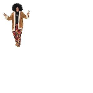 WILBERS & WILBERS - 5456 - Costume Hippie, veste et pantalon, tenue Flower Power, pour carnaval, festivals, f&ecirc;te &agrave; th&egrave;me des ann&eacute;es 60