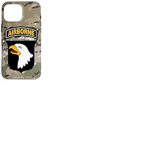 Patch 101st Airborne Division – Camouflage Camouflage Multicam Coque pour iPhone 16 Pro Max