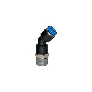 RIEGLER 109243-154.018-6 Raccord rotatif à 45° R 1/8 extérieur Ø 6 mm