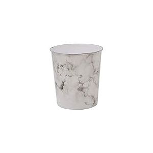 JVL Petite Corbeille à Papier en marbre 24,5 cm x 26,5 cm Environ, Taille Unique