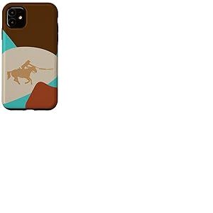 Adorable rod&eacute;o Country et Western pour Les Amateurs de Chevaux et Les Cowgirl Coque pour iPhone 11
