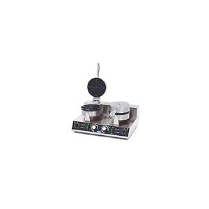 Maxima Gastro Lot de 2 gaufres en forme de cœur 1000 W
