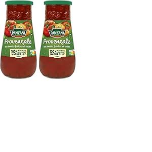 Panzani Sauce tomate Proven&ccedil;ale 100% Naturelle 650 g (Lot de 2)