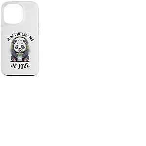 Rigolote Gamer Jeux Video Gameur Panda Geek Gaming Coque pour iPhone 13 Pro