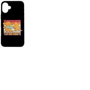 Nugget de Poulet Dinosaure en Peluche Amateur de p&eacute;pites de Coque pour iPhone 16 Plus