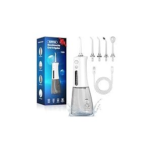 SURFOU Jet Dentaire Hydropulseur Professionnel Water Flosser for Teeth, Hydropulseurs Et Irrigateurs Nettoyage Dents Jet D'eau, Dent Nettoyeur Pulseur Interdentaire Irrigateur Portable D&eacute;tartreur