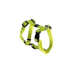 Rogz Harnais r&eacute;fl&eacute;chissant r&eacute;glable pour Chiens de Petite et Moyenne Taille ; Collier et Laisse Assortis Disponibles, Jaune