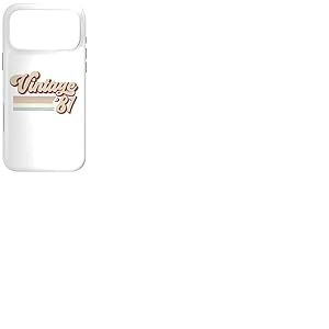 Vintage 1981 Retro Sunset Classic 45 Ans, 45e Anniversaire Coque pour iPhone 17 Pro Max