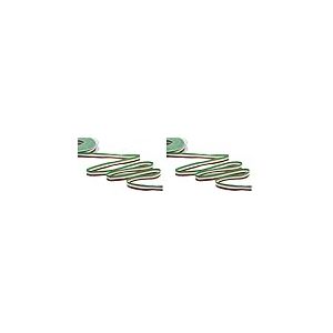 Furlanis Ruban Tricolore, Rouge, 12 mm (Lot de 2)