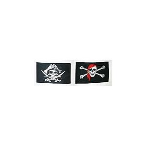 AZ FLAG Drapeau Pirate Foulard Rouge 90x60cm - Corsaire avec Bandana - Sabres - Drapeaux