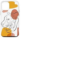 Unique Tiger Line Art Aesthetic for Women and Tiger Lover Coque pour iPhone 12/12 Pro