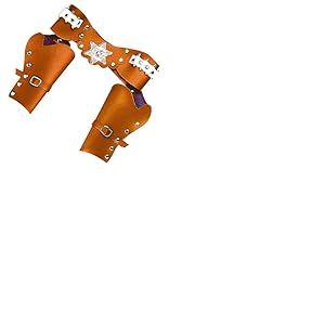 W WIDMANN MILANO Party Fashion - Ceinture de cowboy deluxe, avec 2 poches et &eacute;toile de sh&eacute;rif, Far West, Accessoire, Carnaval