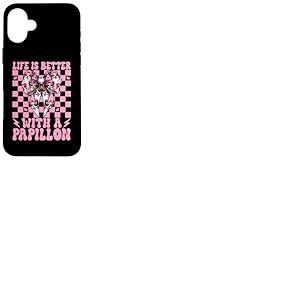 Life is Better with A Papillon N&oelig;ud Coquette Rose Coque pour iPhone 16 Plus