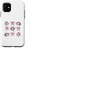 Éléphant Animal Fille Coquette Noeud Rose Maman Maman Coque pour iPhone 11