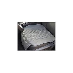 BREMER SITZBEZ&Uuml;GE Couvre Siege Housse de si&egrave;ge en Simili Cuir Compatible avec Renault Captur 1 Coussin de si&egrave;ge en Simili Cuir Gris OT409