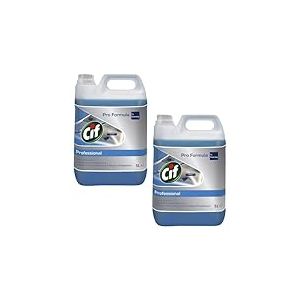 Cif Pro Formula Lot de 2 bidons de nettoyant pour vitres 5 l