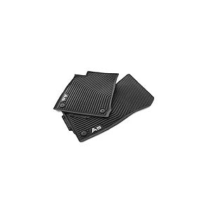 Audi d'origine A5 (B9 F5) Coupe Cabriolet Premium Tapis de Sol 2 x Avant en Caoutchouc Tapis en Caoutchouc Tapis Noir 8 Toutes Saisons w7061501 041
