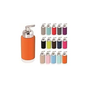 MSV Distributeur de Savon Moderne 28 x 6,5 x 6,5 cm. Orange