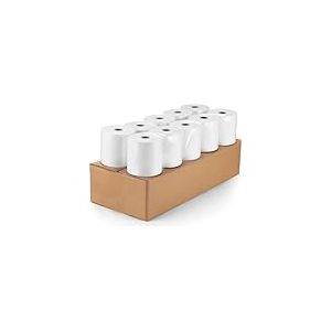 Amazinnov-Pack de 5 Rouleaux 80x70x12mm, 55 g/m² de Papier Thermique Haute Qualité pour tickets de guichet : Compatible Toutes Marques,Idéal pour les reçus de guichet(80x70x12mm,Lot5)