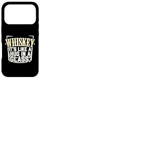 Whisky It's Like A Hug in A Glass Social Drink Coque pour iPhone 17 Pro