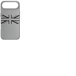 Drapeau Union Jack Noir Grande-Bretagne Angleterre Coque pour iPhone Air