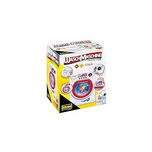 Idena 40469 - Machine à Laver pour Enfants avec Effets sonores et Lumineux, Chargement Frontal avec 4 programmes et Tambour de Lavage Rotatif, Jouet pour l'apprentissage des compétences Pratiques