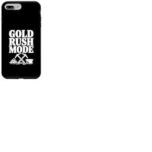 Pioche de Prospection Gold Rush Mode Passionn&eacute; d'aventure Coque pour iPhone 7 Plus/8 Plus