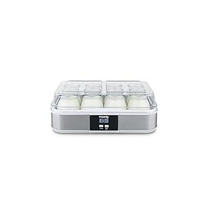 H.KOENIG Yaourtière 12 pots ELY120, Capacité 12 x 160 ml, Programmable, Ecran LCD, Corps en Acier Inoxydable, Sans BPA, Compatible au lave vaisselle, Arrêt Automatique, Puissance 21,5 Watts
