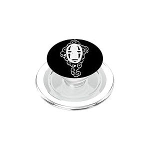 Pas de Masque Facial/Masque Spirituel Samurai Oni/Ghost Anime Away PopSockets PopGrip pour MagSafe
