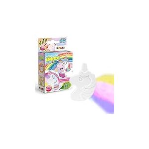 Craze INKEE Foamy Unicorn | Bombe de Bain Enfant en Forme de Licorne Boule de Bain Effervescente Rose, Jaune & Violet - testée dermalogiquement