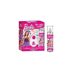 BARBIE coffret-parfum Eau de Toilette enfant fille 30ml + Brume parfumée Corps et Cheveux 100ml Senteur Florale-Fruitée Fabriqué en France