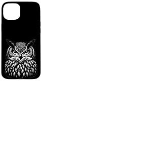 Hibou - Oiseau sombre effrayant Coque pour iPhone 15 Plus