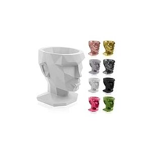 CONCRETTE Pot de Fleurs en Ciment, Cache-Pot en béton Aphrodite Ø 13 cm