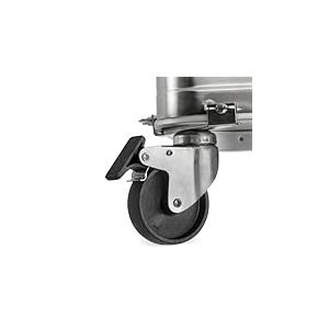 Enders 3585 Rouleau de pour boîte en Aluminium 2 pivotantes et 2 Roues Fixes