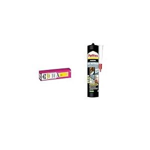Étanchéité des Raccords Filetés en Plastiques, Tube de 75 ml & Pattex 1955993 Colle forte rationnelle pour Miroir/Carrelage 450 g