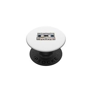 Vintage Cassette Mix Tape Retro Music Lovers Années 70 1980 PopSockets PopGrip Adhésif