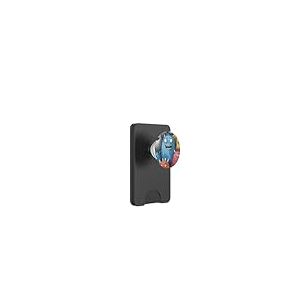 Couverture d'art Doodle Met Fluffy Friendly Friendly PopSockets PopWallet pour MagSafe