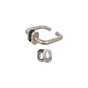 Amig - Poignée de Porte d'Intérieur en Acier Inoxydable 18/8 | Sécurité et Design Élégant | Compatible Carré 8mm | Idéale pour Fenêtre PVC et Sommier, Acier Inoxydable