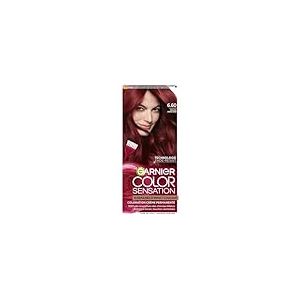 Garnier Color Sensation Coloration - Rouge Profond 6.60 - Coloration Crème Permanente -Tous Types de Cheveux - Couleur jusqu'à 10 Semaines & Couvre les Cheveux Blancs 100%