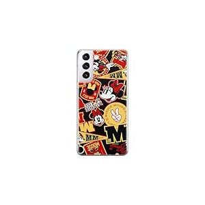 ERT GROUP Coque de téléphone Portable pour Samsung S21 Original et sous Licence Officielle Disney Motif Minnie 074 Parfaitement adapté à la Forme du téléphone Portable, Coque en TPU