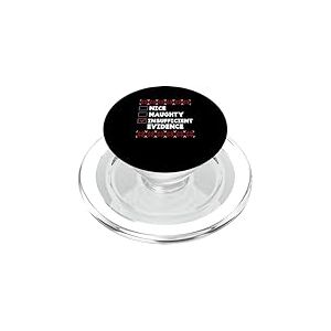 Liste des Coquines de Noël Nice Coquine Évidence insuffisante PopSockets PopGrip pour MagSafe