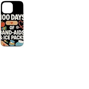 100 Days of Band Aids and Ice Packs Infirmi&egrave;re Scolaire Coque pour iPhone 13 Pro Max
