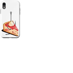 Gâteau Au Fromage Hameçon Appât Poisson Lotte Pêche Pêcheur Coque pour iPhone XR