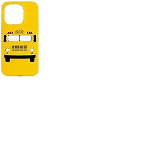Costume de conducteur de Bus Scolaire Jaune Coque pour iPhone 15 Pro