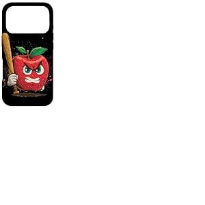 Jolie Pomme avec Batte de Baseball Coque pour iPhone 17 Pro