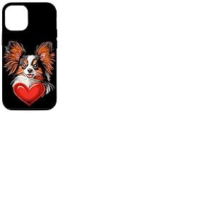 Saint-Valentin Papillon Dog Vector Coque pour iPhone 12/12 Pro