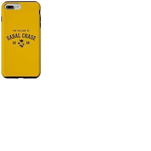 Le Village de Sabal Chase - Style Classique - Motif Palmiers Coque pour iPhone 7 Plus/8 Plus